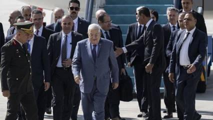 Filistin Devlet Başkanı Abbas Ankara'ya geldi