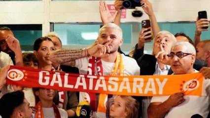 Galatasaray golcüsüne kavuştu! Mauro Icardi İstanbul'a geldi