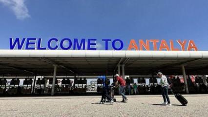 Antalya'ya 7 ayda 8 milyon 184 bin 89 turist