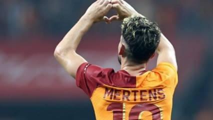 Dries Mertens, Hagi'yi geride bıraktı