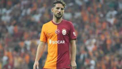 Galatasaray'da Dries Mertens'ten ayrılık açıklaması