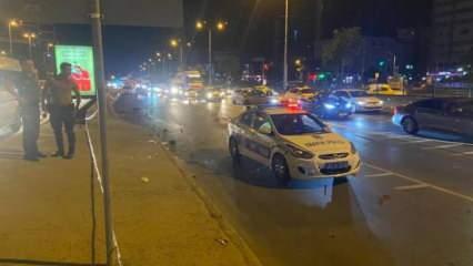 Kadıköy'de makas atarak ilerleyen araç motosiklete çarptı: 1 ölü