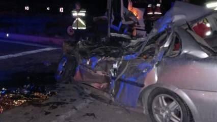 Kırşehir'de dehşete düşüren kaza: 2 ölü, 3 yaralı