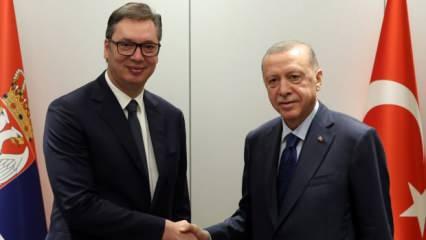 Başkan Erdoğan'la görüştü! Vucic'ten Türkiye mesajı