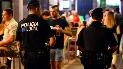 İspanya'da rezalet! 6 turist gözaltına alındı