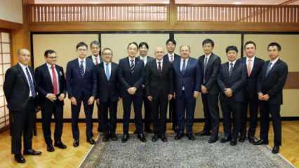 Mehmet Şimşek, Japon şirket temsilcileri ile buluştu