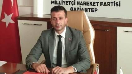 MHP Gaziantep İl Başkanı Cahit Çıkmaz görevinden istifa ettiğini açıkladı