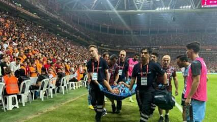 Trabzonspor'da sakatlık şoku! Sahadan sedyeyle ayrıldı