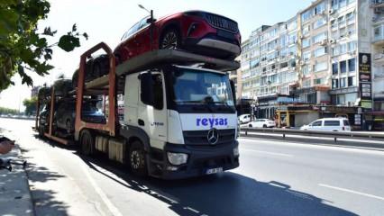 Yerli otomobil Togg İstanbul'a giriş yapıyor