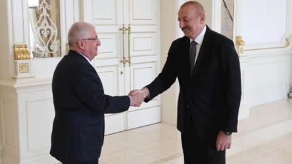 Bakan Güler, Aliyev tarafından kabul edildi