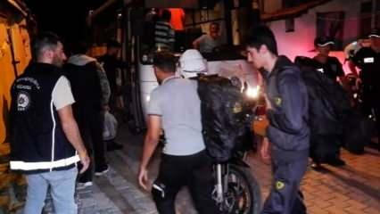 Ka&ccedil;ak g&ouml;&ccedil;men operasyonu: 111 g&ouml;&ccedil;men yakalandı