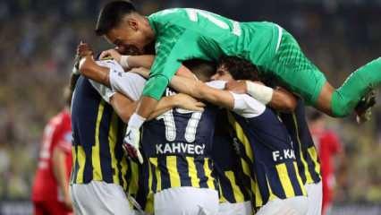 Kadık&ouml;y'de gol ş&ouml;leni! Fenerbah&ccedil;e gruplara g&ouml;z kırptı