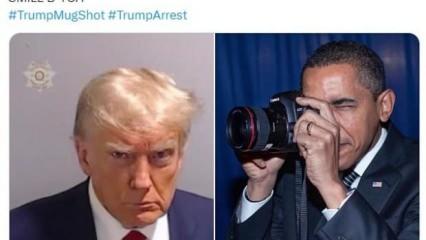 Trump'ın sabıka fotoğrafı internette viral oldu
