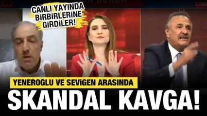 Yeneroğlu ve Sevigen arasında skandal kavga! Canlı yayında birbirlerine girdiler!
