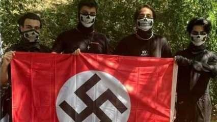 İstanbul'da bir garip 'Nazi' vakası: Dalga konusu oldular!