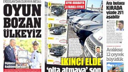 Erdoğan'dan dünyaya mesaj! 1 Eylül Gazete manşetleri