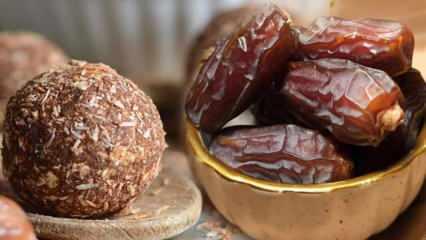 Hurma topu nasıl yapılır? Hurmadan yapılan sağlıklı atıştırmalık tarifi