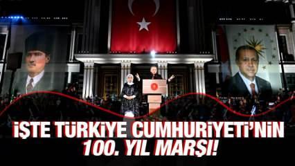 İşte T&uuml;rkiye Cumhuriyeti'nin 100. Yıl Marşı!