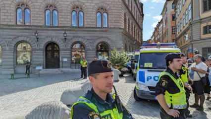 İsveç'te Kur'an-ı Kerim'e saldırıyı engellemeye çalışan 15 kişi gözaltına alındı