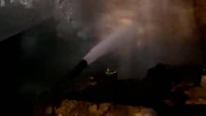 Şişli'de İSKİ'nin çalışması sırasında su borusu patladı!