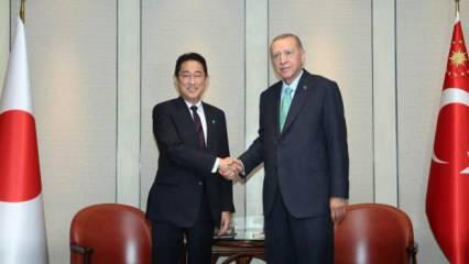 Başkan Erdoğan, Japonya Başbakanı Kişida Fumio'yu kabul etti