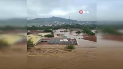 Brezilya'da sel: Evler suya gömüldü, onlarca ölü var