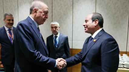 Mısır'dan Erdoğan-Sisi görüşmesine dair açıklama