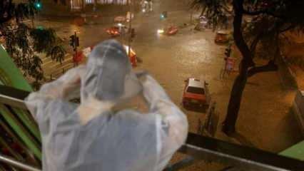 Hong Kong'u son 140 yılın en şiddetli yağışı vurdu