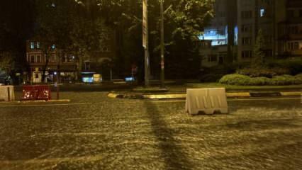 Trabzon'da sağanak etkili oldu