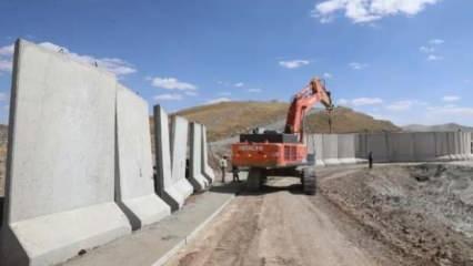 Van-İran sınır hattında yapılan duvarın 140 kilometresi tamamlandı