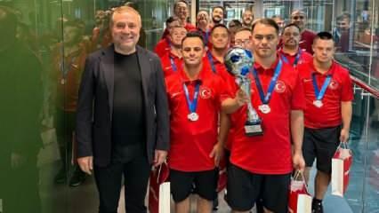 Özel Futsal Milli Takımı'nın "Başkan Erdoğan" hayali