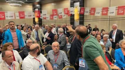 Özgür Özel'in katıldığı CHP Konya kongresinde gerginlik