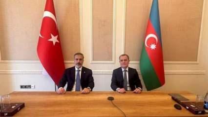 Bakan Hakan Fidan ile Azerbaycanlı mevkidaşı Bayramov arasında kritik görüşme