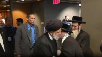 Reisi New York'ta Yahudi Hahamlar ile kucaklaştı: Bu harika bir şey