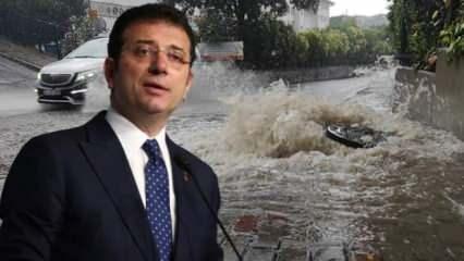 Ekrem “çözdüm” dedikçe İstanbul’u sel vuruyor!