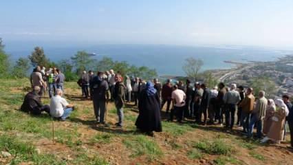 Manzaralı mezar yeri için tartıştılar: Bir kişi hastaneye kaldırıldı!