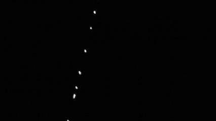 Starlink uyduları bu kez Çankırı semalarında ortaya çıktı