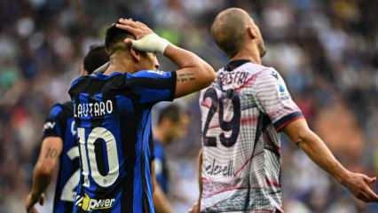 Inter 2-0'ı koruyamadı! Bologna 1 puanı ikinci yarıda kaptı