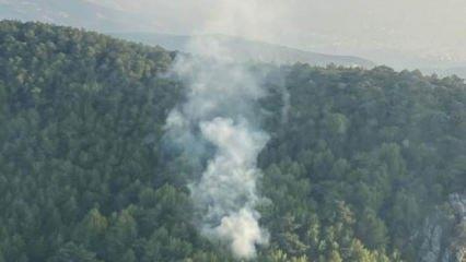 İzmir'de orman yangını: 58 dakikada kontrol altına alındı