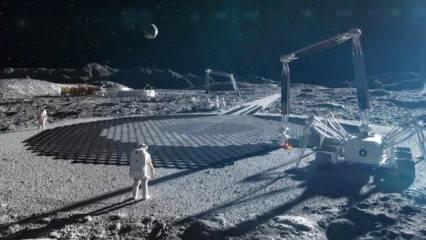 NASA tarih verdi: Ay'a evler inşa edecekler!
