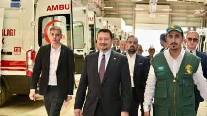 Suudi Arabistan, Türkiye'ye 20 ambulans hibe etti