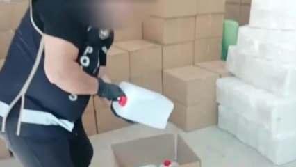 Tekirdağ'da 12 ton etil alkol ele geçirildi