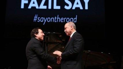Fazıl Say'dan Başkan Erdoğan'ın İsrail-Filistin çatışmasındaki tutumuna övgü