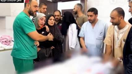 Gazze'de yürek yakan olay! Sedyede oğlunun cansız bedenini gören doktor baba yıkıldı
