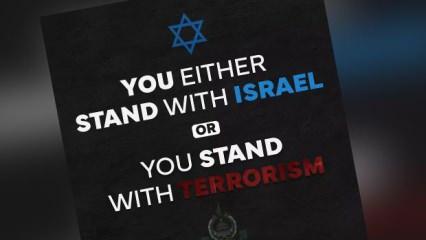 İsrail-Filistin savaşı: İsrail'den skandal paylaşım: Bizi desteklemeyen herkes teröristtir