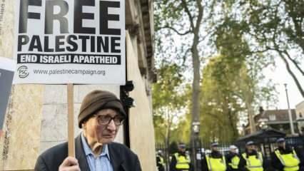 Londra'da İsrail'e karşı protesto gösterisi düzenlendi