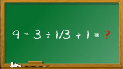 Matematik becerinizi gösterin #4: Bu basit matematik problemini 10 saniyede çözün ve içinizdeki Newton’u ortaya çıkarın!