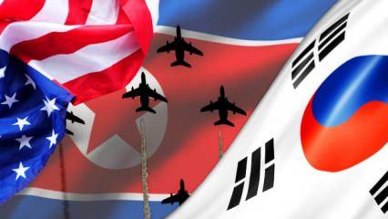 ABD savaş uçağı Güney'e inmişti! Kuzey Kore'den, ABD açıklaması: Savaş halindeyiz