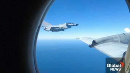 Çin savaş jetlerinden Kanada uçağına müdahale