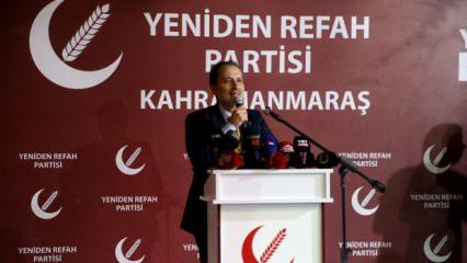 Fatih Erbakan: İslam Birliği ayağa kaldırılmalı